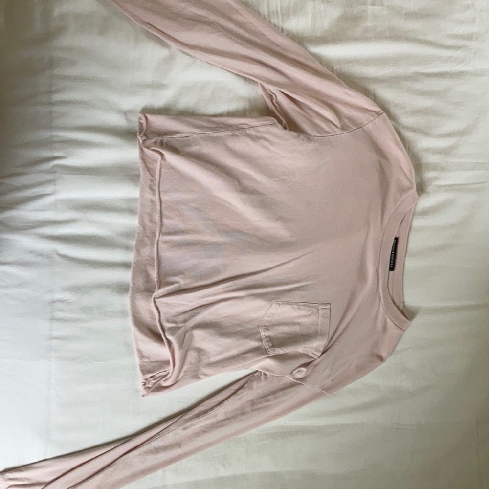Cropped Brandy Melville long sleeve top